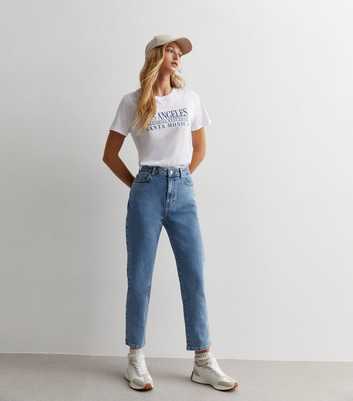 Blue Ankle Grazing Hannah Straight Leg Jeans