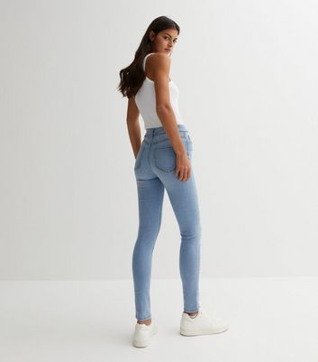 Bright Blue Mid Rise India Supersoft Super Skinny Jeans