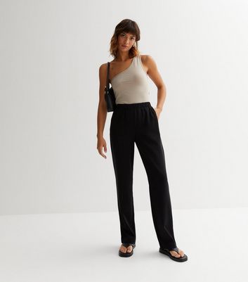 Elastic Pants & Trousers in polyester for girls | FASHIOLA.in