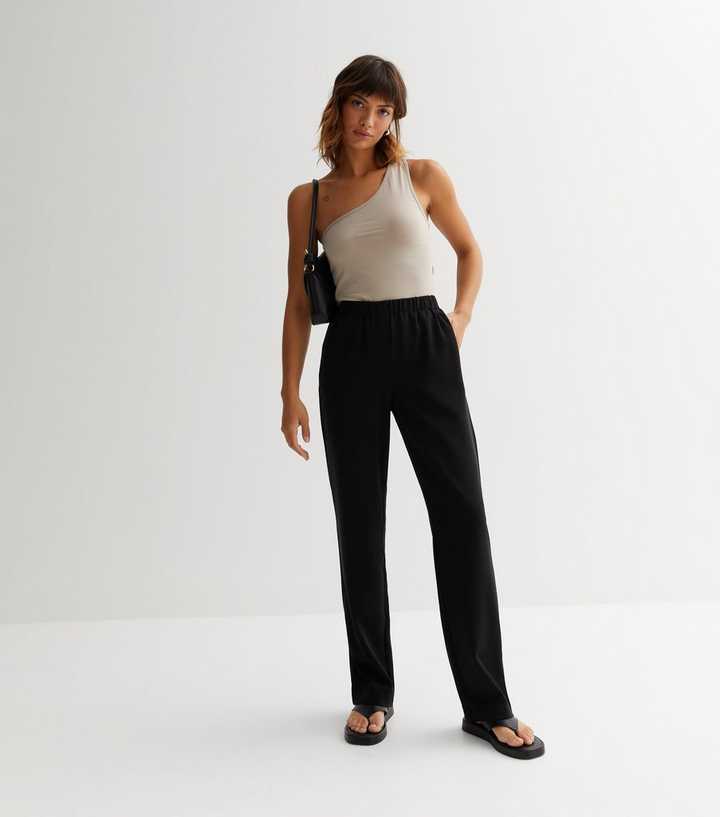 ONLY Black Elasticated Waist Trousers