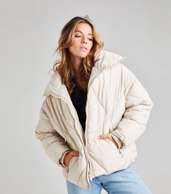Urban Bliss Stone Quilted High Neck 