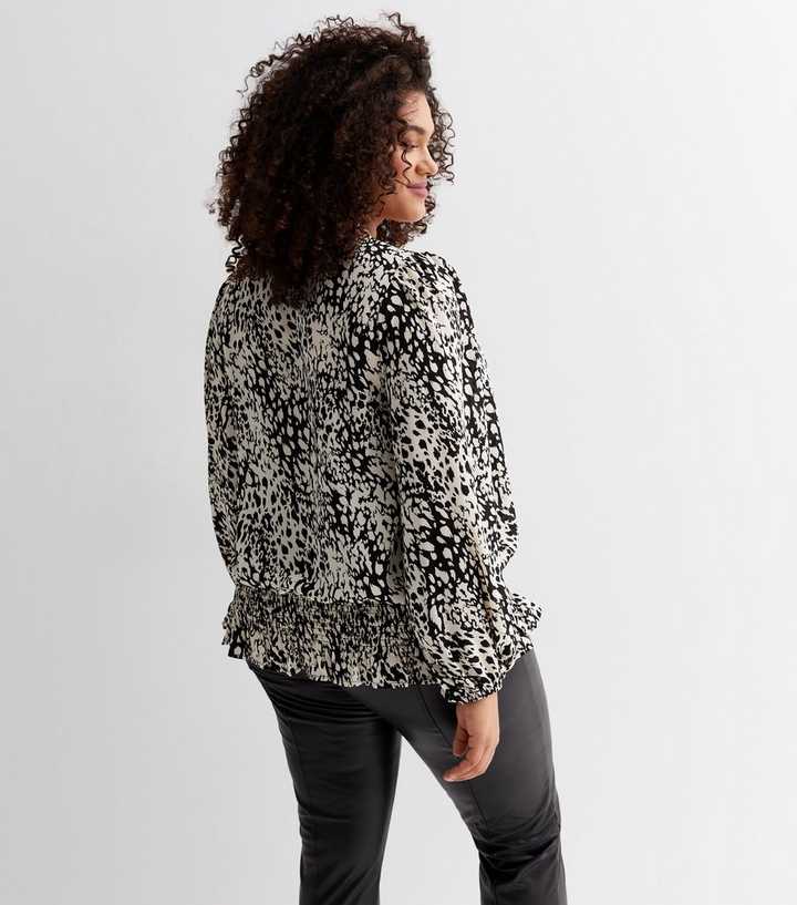 Chemisier Imprimé Animalier Noir Et Gris Lane Bryant Taille 24W - Neuf Avec étiquettes