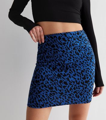 Leopard print clearance mini skirt yacht