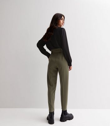 Buy Green Trousers & Pants for Women by TRENDYOL Online | Ajio.com