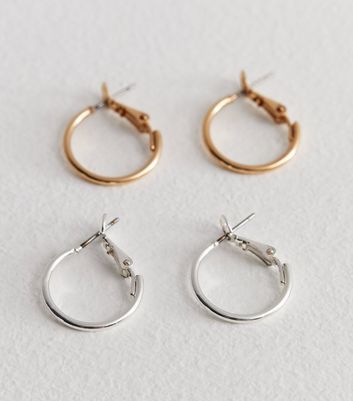 Skinny sale hoop earrings