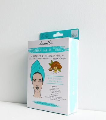 Blue Argan Oil Infused Hair Towel