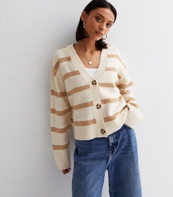 Stripe cardigan outlet