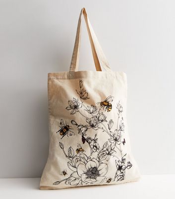 Floral canvas sales bag