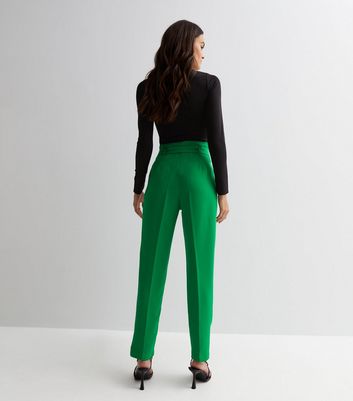 Buy Ted Baker Green Paper Bag Waist Pants Online - 617000 | The Collective