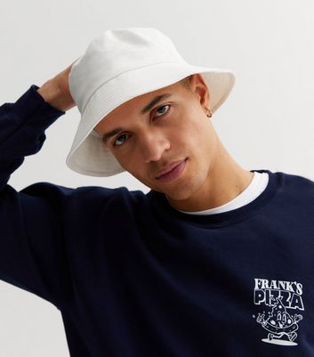 Mens white cheap bucket hat