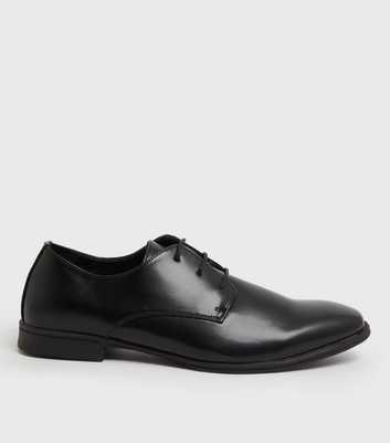 Black Lace Up Rounded Brogues