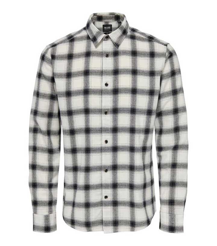 Modern check flannel shirt, Only & Sons, Shop Men's Check & Plaid Shirts  Online
