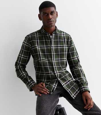 Only & Sons Green Check Long Sleeve Shirt