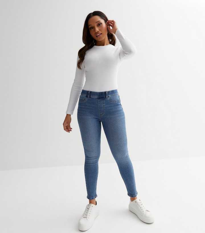 Girl With Curves Petite Denim Jeggings 