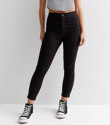 Black skinny shop jeans short leg