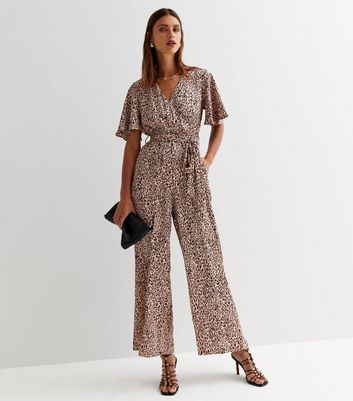 new look leopard print jumpsuit