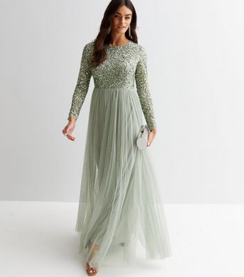 Black Forever Unique Fully Embellished Split Evening Dress - DesireHire The  Catwalk | Designer Dress Hire UK