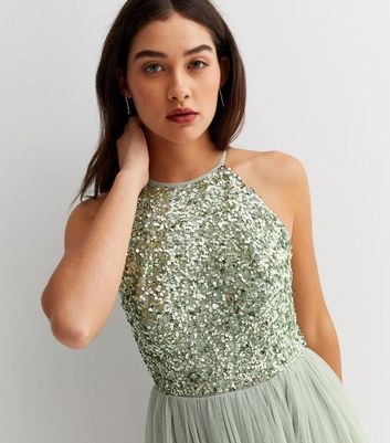 Maya sequin shop midi dress