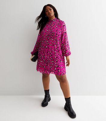 Next pink clearance animal print dress