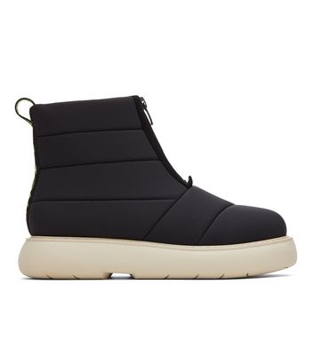 TOMS Black Padded Chunky Boots | New Look