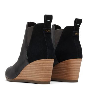 Toms best sale wedges boots