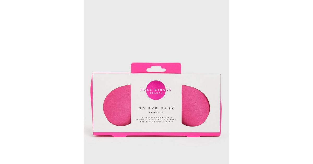 Full Circle Beauty Bright Pink 3D Eye Mask New Look