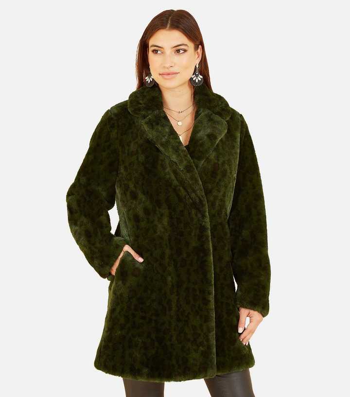 Lucky Brand Women's Camo Print Faux Fur Trim Coat Green Size X-Small– Ruumur