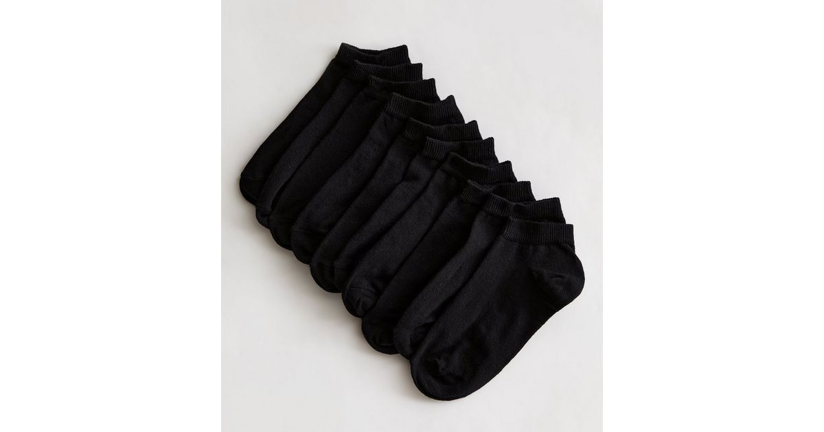 mens black nike trainer socks