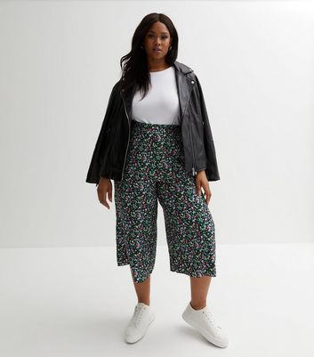 New look wide on sale leg cropped trousers