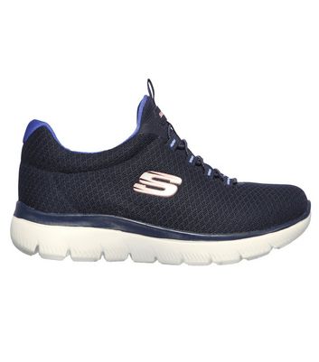 Skechers dynamite bungee hot sale mesh slip on trainer