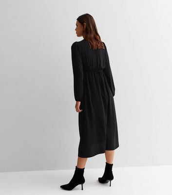 New look long black dress best sale