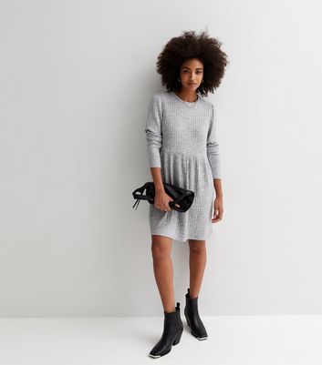 Knitted smock clearance dress