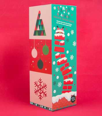 Fizz Creation Multicoloured Christmas Santa Stacker Topple Tower Game