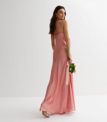 Lipsy cowl neck maxi dress pink best sale