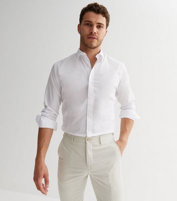 Formal attire hot sale white long sleeve