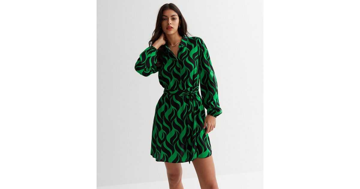 adidas dress olive green Reversible Printed Dress