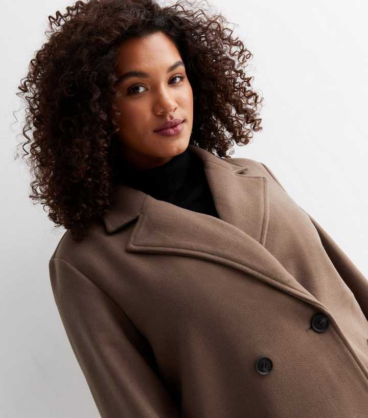 Brown Long Coat for Women - VERO MODA