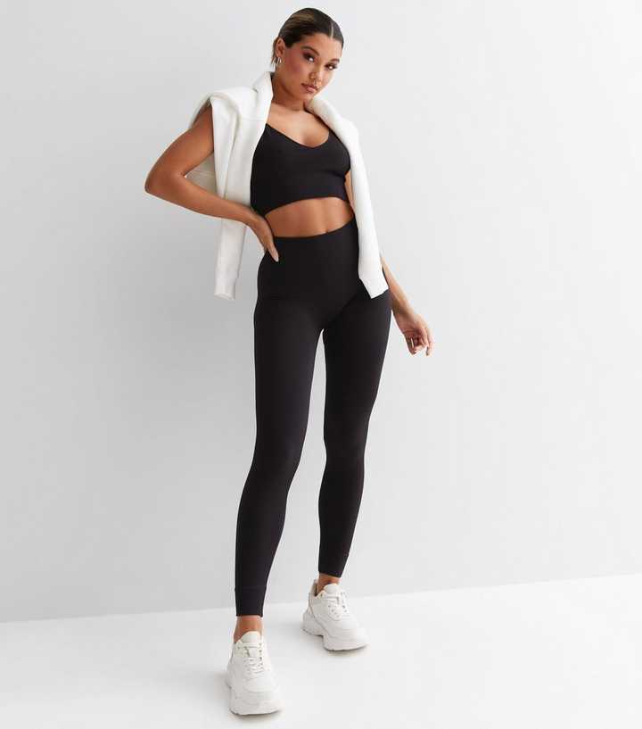 ONLY PLAY Black High Waist Leggings