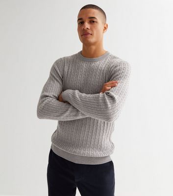 Jack and jones deals grey jumper