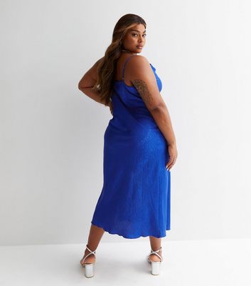 Royal blue 2024 slip dress