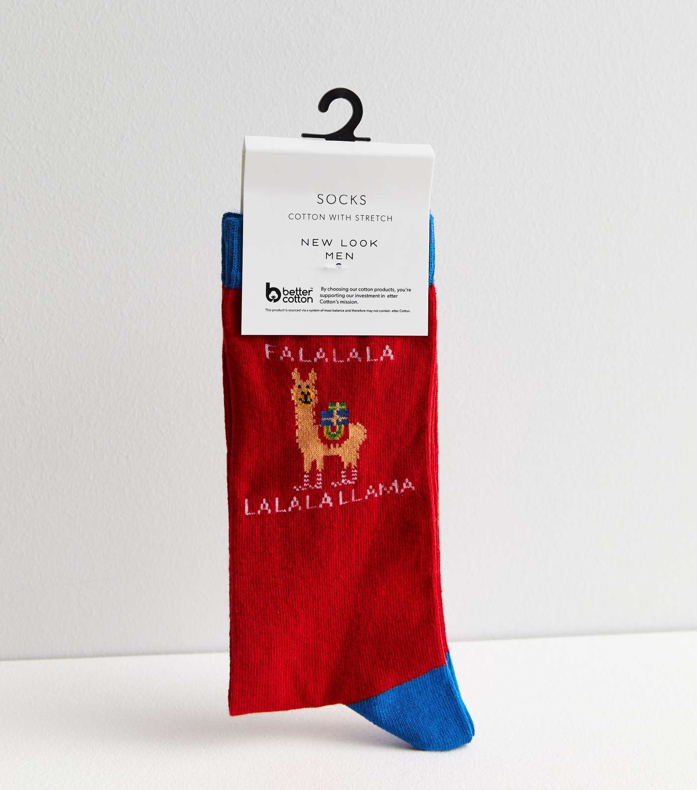 Red Llama Christmas Socks Image 2