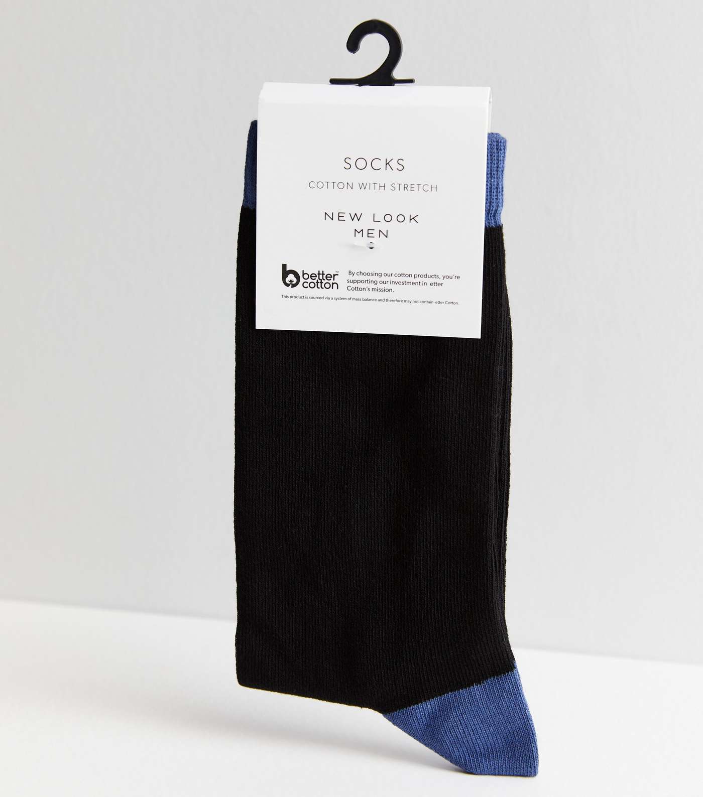 Blue Colour Block Socks Image 2