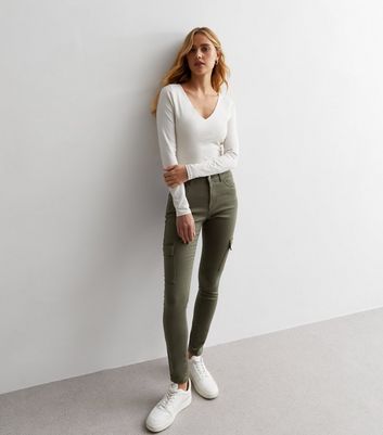 Buy Basics Khaki Skinny Fit Low Rise Trousers for Men Online  Tata CLiQ