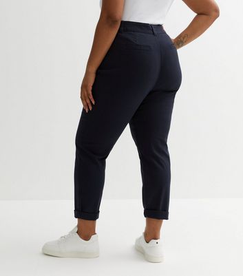 Plus size black store chinos