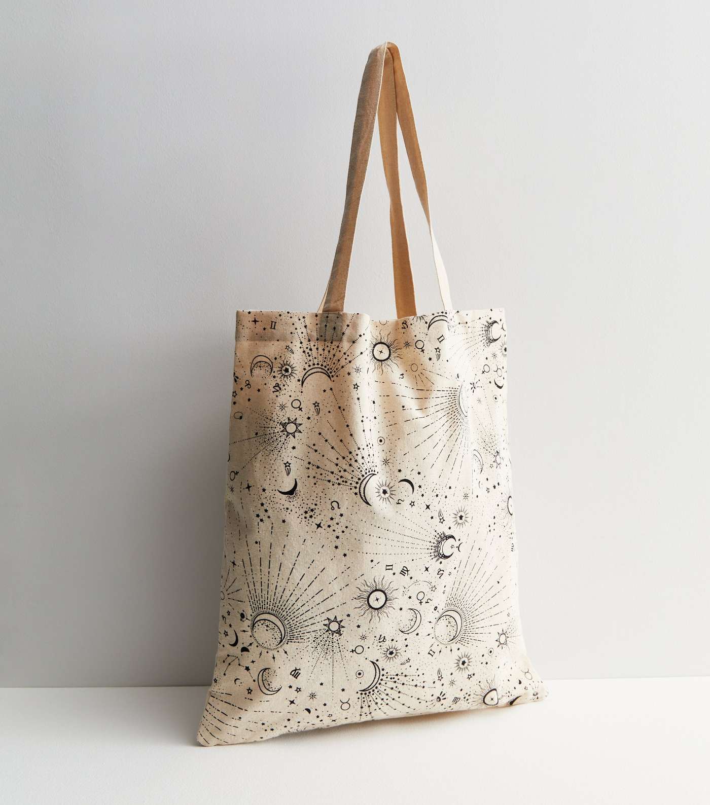 Cream Constellation Canvas Bag