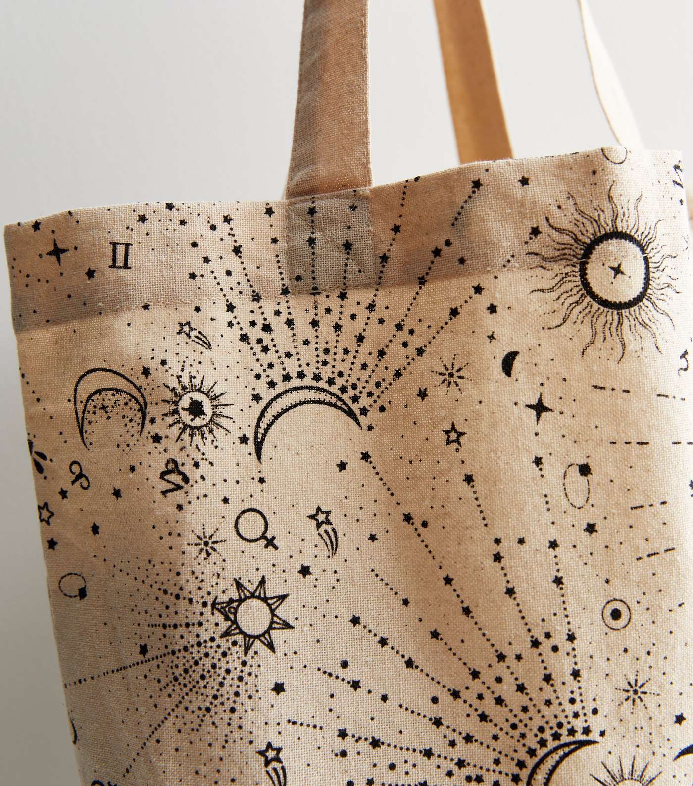 Cream Constellation Canvas Bag Image 3