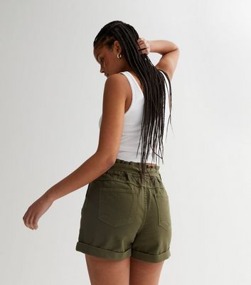 Ladies store khaki shorts