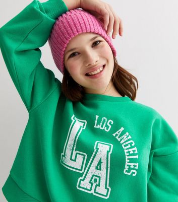 Girls best sale green sweatshirt