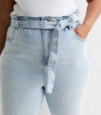 Plus discount paperbag jeans