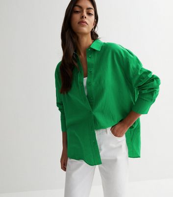 Green on sale shirt women's